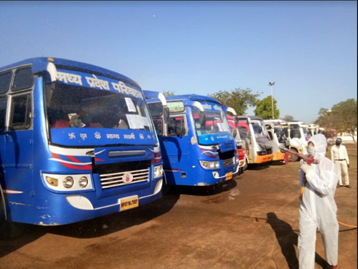 gwalior, 150 buses left , bring back students ,Madhya Pradesh, stranded in Kota