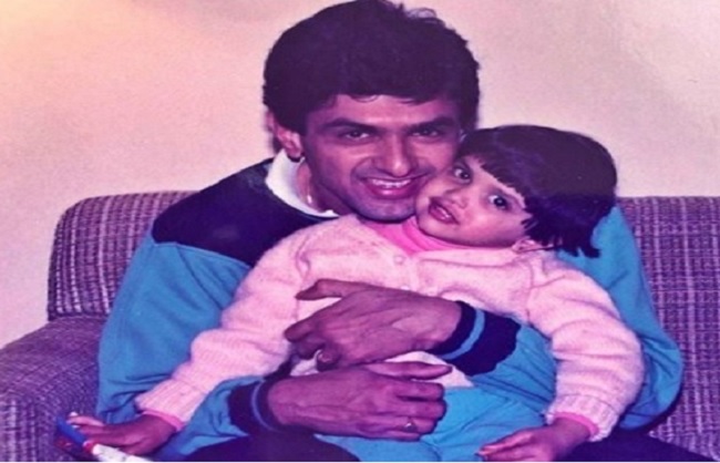 mumbai, Deepika shares, throwback photo , birthday, Papa Prakash Padukone