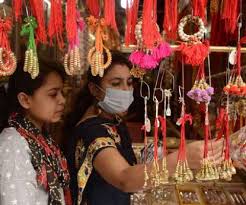bhopal, People busy, preparation , Rakshabandhan, crowds thronging , markets