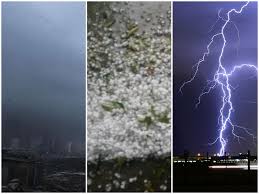 bhopal, Madhya Pradesh Lightning likely, fall in many districts , rain and hail.
