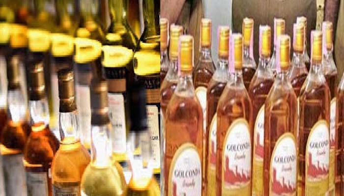 पुलिस ने अवैध शराब से भरा वाहन पकड़ा