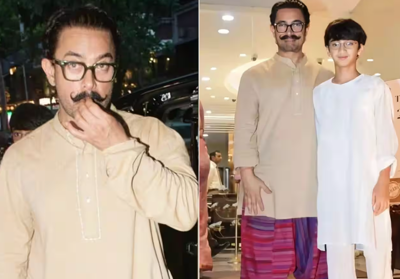 बेटे आजाद के साथ ज्वेलरी शॉप पहुंचे आमिर खान 
