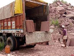 वन विभाग की टीम ने अवैध ट्रक को पकड़ा