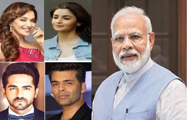 mumbai, Modi expresses gratitude, Bollywood stars , contributed ,PM Cares Fund