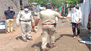 bhopal, Attack on police,following lockdown