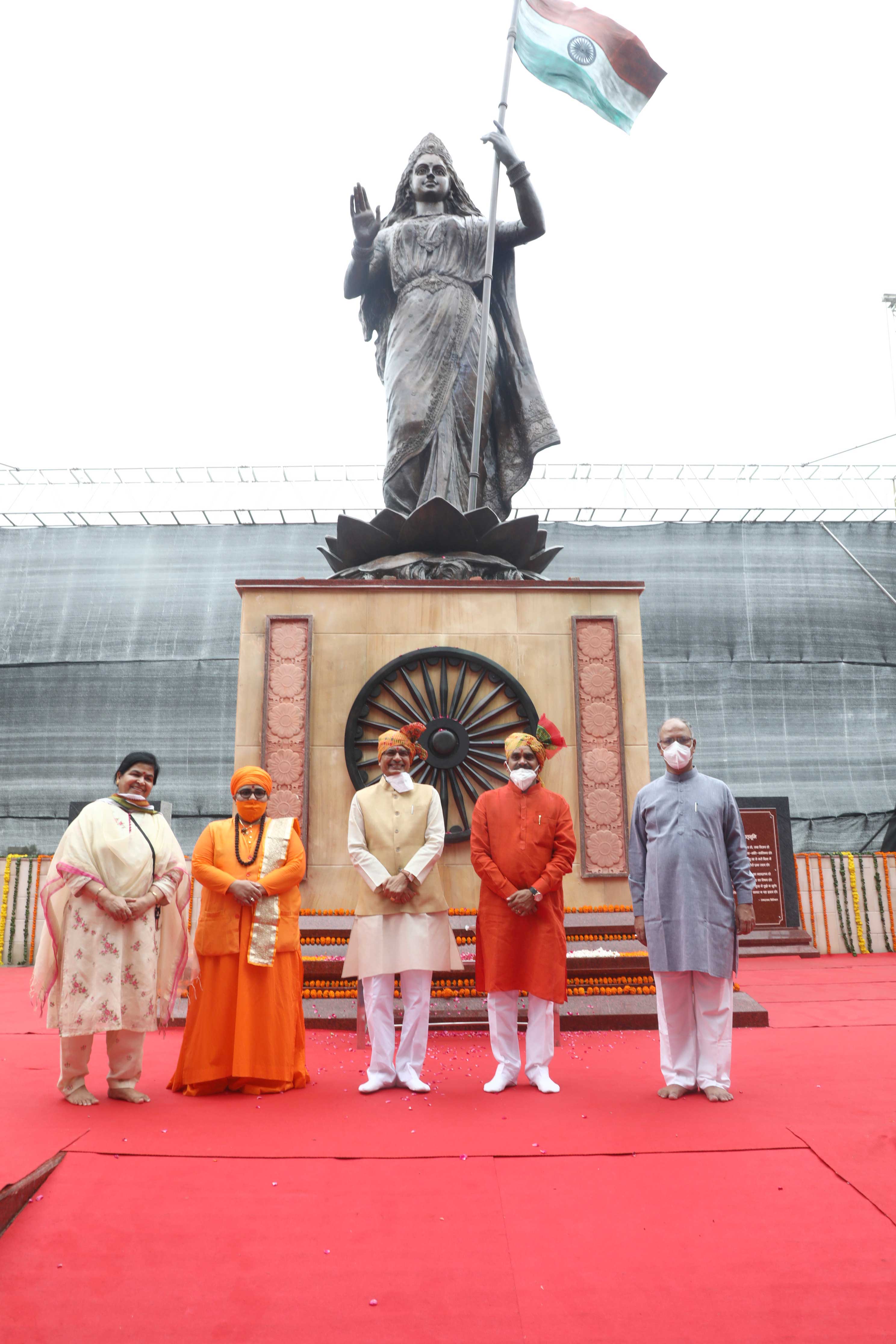 bhopal, Resolution , grand statue , Bharatmata completed ,Shaurya memorial, CM Shivraj