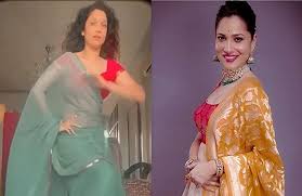 mumbai, Ankita Lokhande, did a bang in a sari