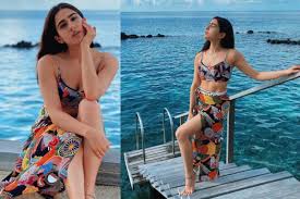mumbai,Sara Ali Khan, shared pictures, Maldives vacation, becoming viral , social media