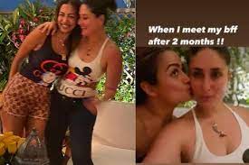 mumbai, Kareena Kapoor Khan, met friends ,after two months