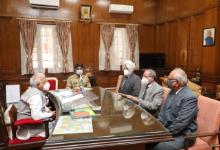 bhopal, Chairman and members , Human Rights Commission, met the Governor