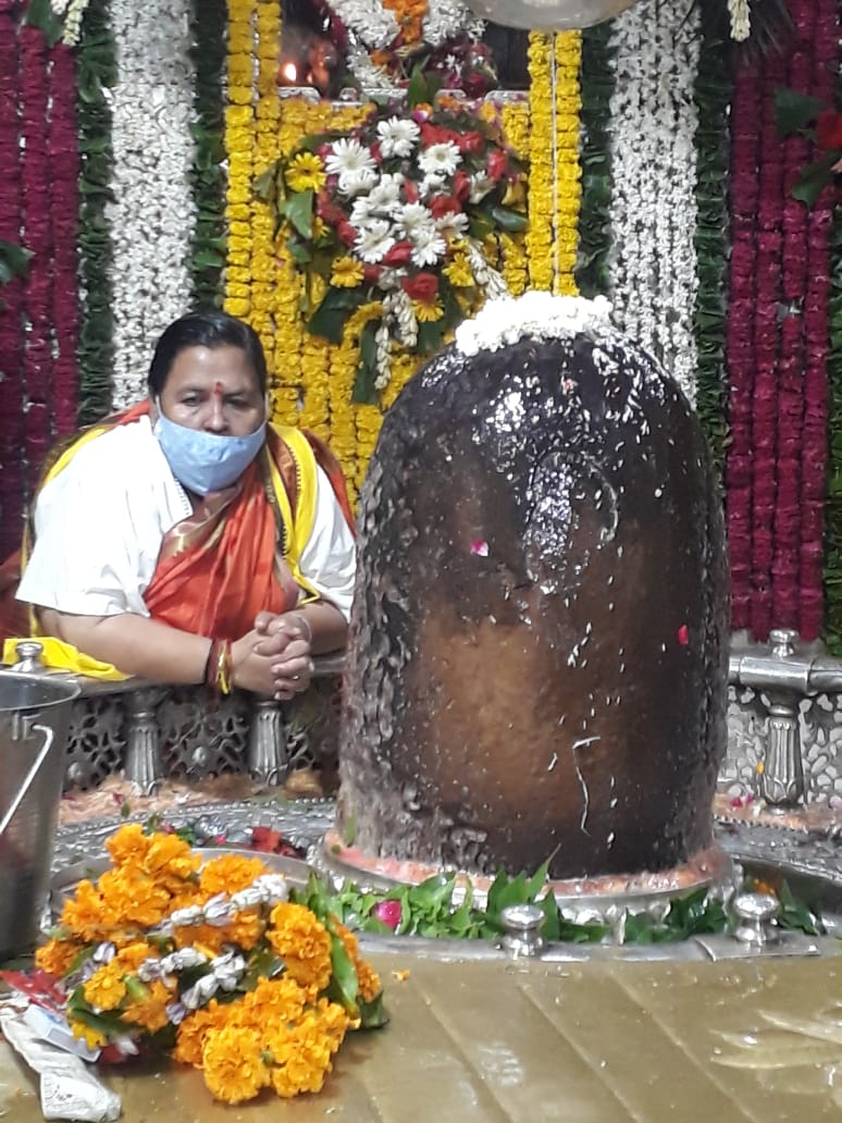 ujjain, Former Union Minister ,Uma Bharti visited, Baba Mahakal