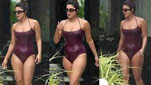 mumbai, Priyanka Chopra ,stuns in black bikini