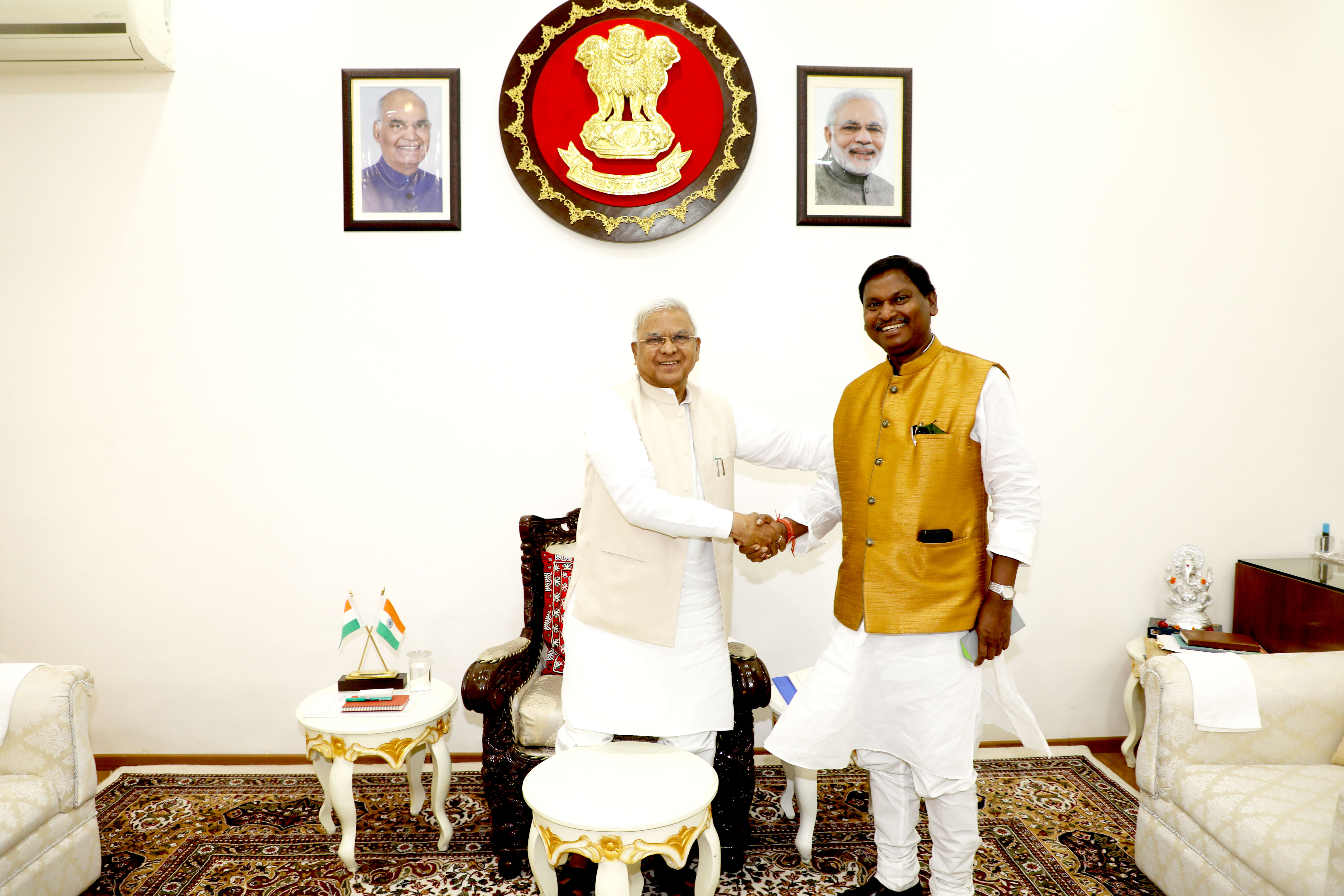 bhopal, Governor and Chief Minister ,Union Minister Arjun Munda