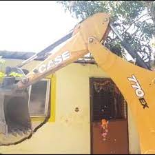 ujjain, administration demolished , illegal house ,habitual criminal