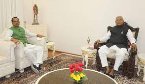 bhopal, Chief Minister, Shivraj Singh Chouhan ,met Governor Patel