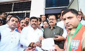 bhopal,BJP delegation, reached crime branch ,Digvijay Singh
