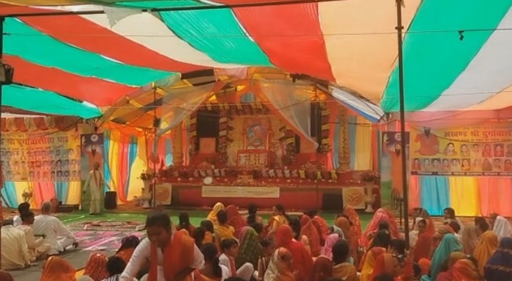 22 अप्रैल से डिंडोरी में प्रारंभ हुआ था दुर्गा चालीसा पाठ