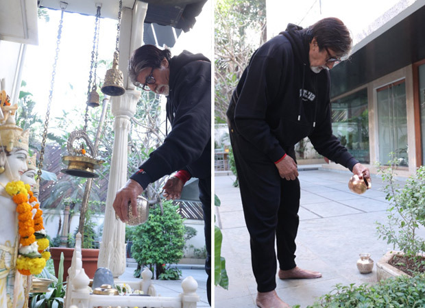Big B offered water to Shivling 