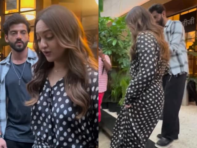 Sonakshi Sinha wearing polka dot dress