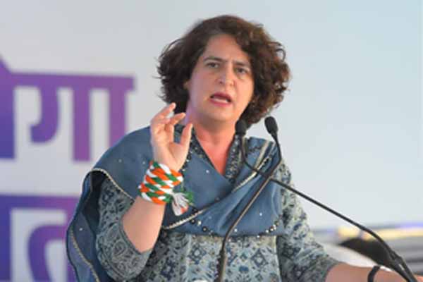 Priyanka Gandhi spoke on changing