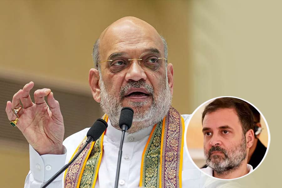 Shah attacks Rahul Gandhi on speculations 