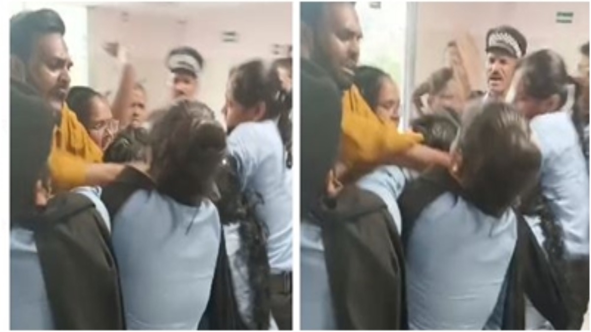 Female guard beaten in Indore