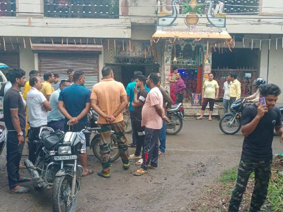 Animal remains thrown near the temple