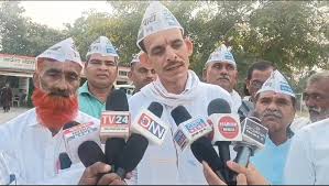 maihar,AAP leader ,started fast unto death