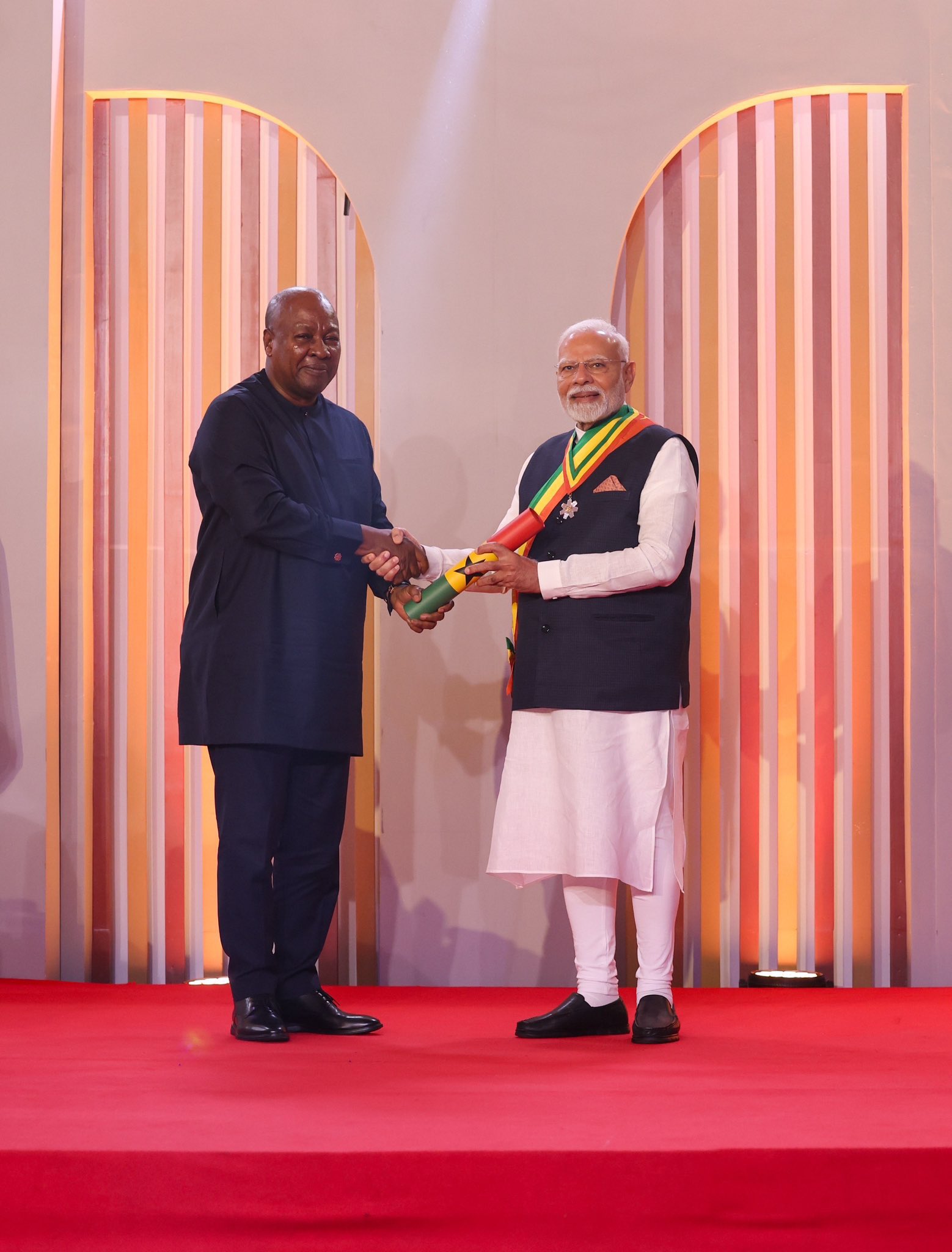 new delhi,Modi awarded ,Ghana