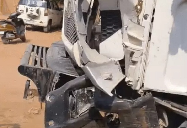 bhopal,  trolley collided ,Phalodi, Rajasthan.