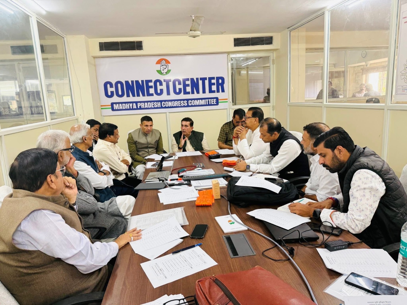bhopal, Congress State Coordination ,Committee meeting 
