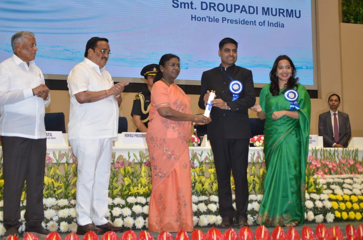  Rajnandgaon, received the Best District Award, field of water