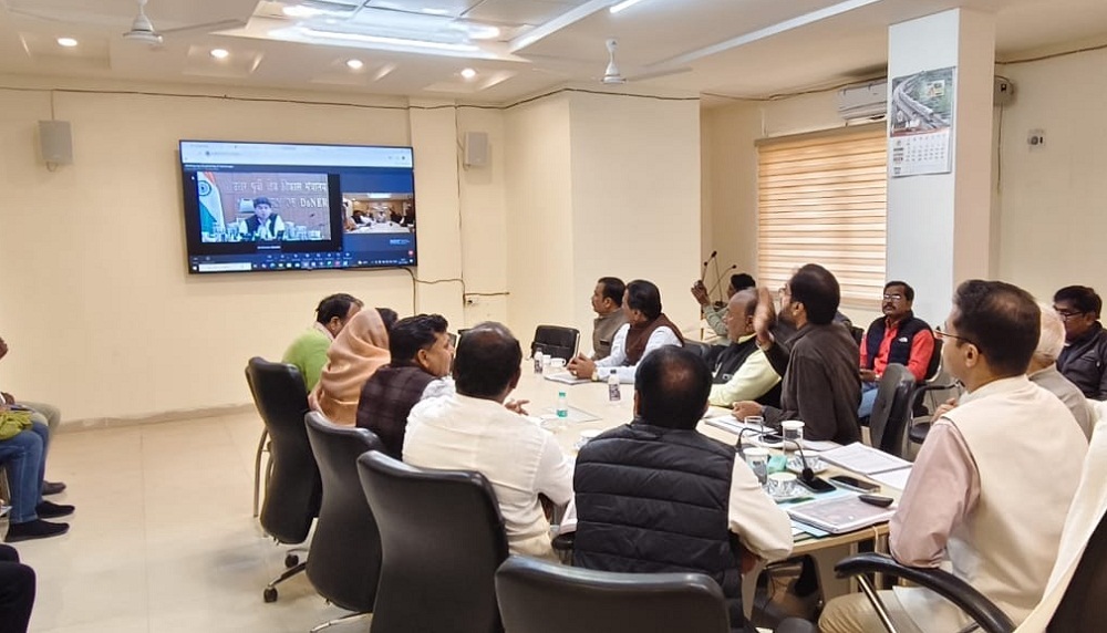 ashoknagar, Union Minister Scindia ,virtually reviewed 