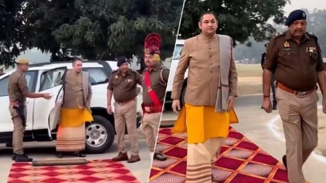 Bahraich , Uproar , guard , honour , storyteller , Storyteller Pundrik Goswami , guard of Honour