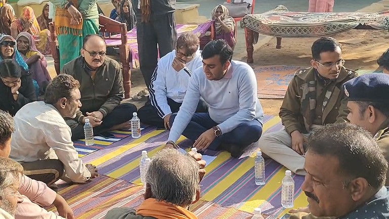 Chhatarpur , Collector interacted , villagers , Ken-Betwa Link Project