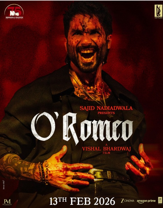 Shahid Kapoor,   dangerous look,   O Romeo,  teaser released