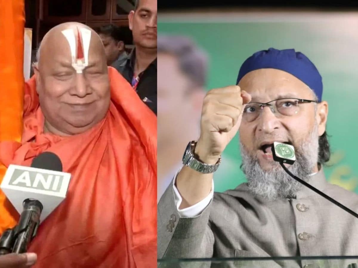 Rambhadracharya,  Owaisi,  statement ,hijab ,woman Prime Minister , sari