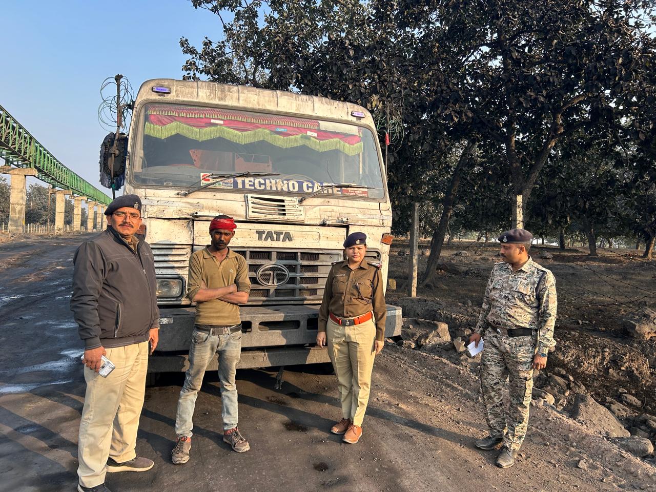  Singrauli,l Transport checking , campaign , successful