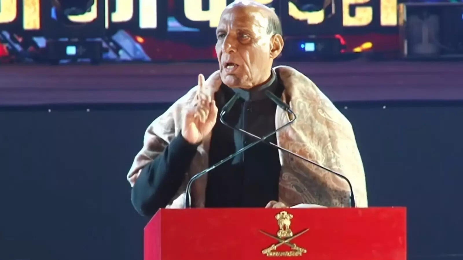 Rajnath Singh,  strong message , terrorists , Jaipur
