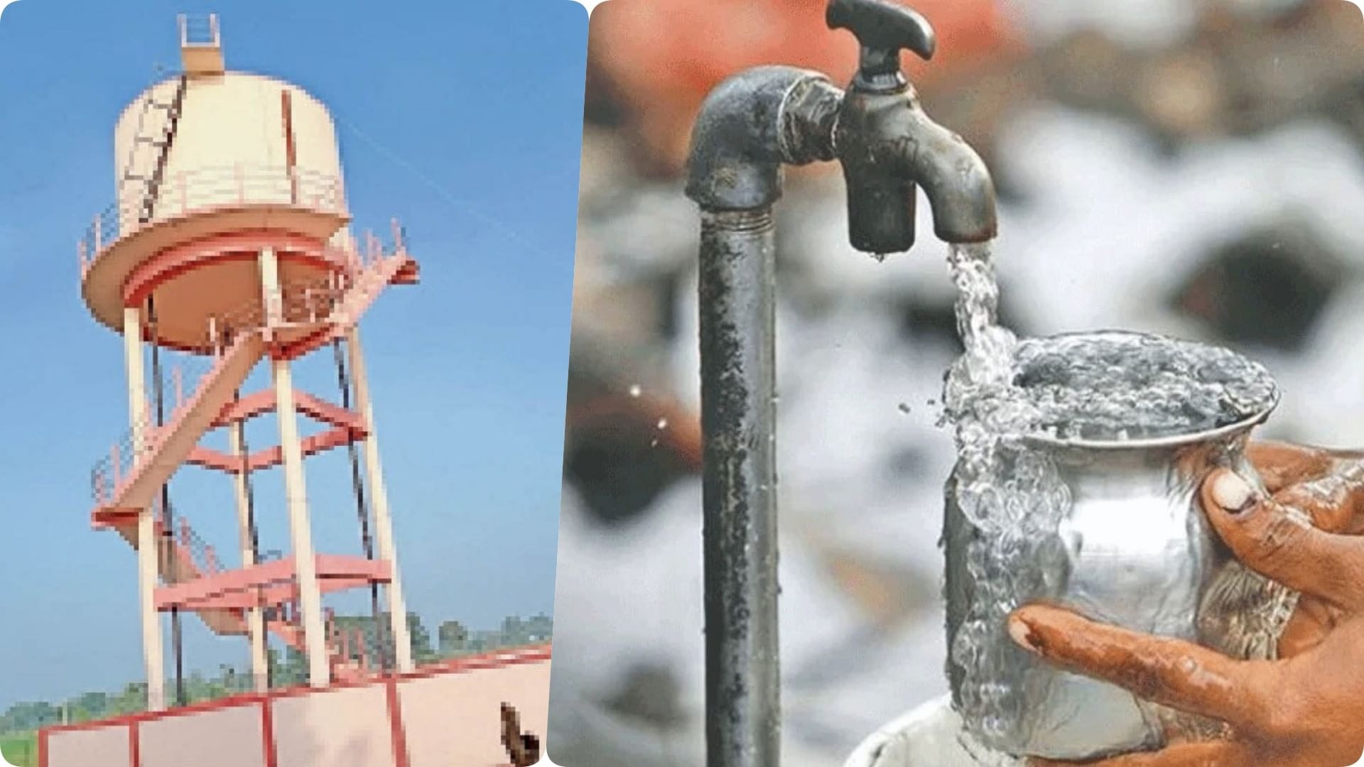  Tikamgarh, water scheme ,villagers forced drink contaminated water