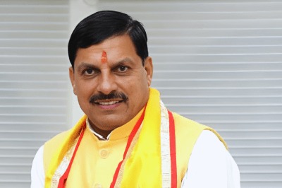 CM Mohan Yadav, suddenly, riding , horse, security personnel saved 