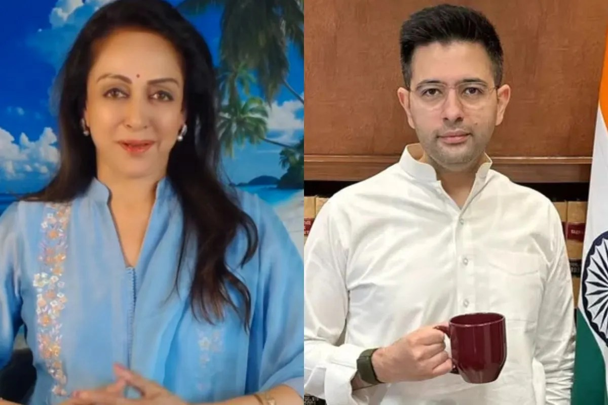 Amid , political uproar, Raghav Chadha, old statement, about Hema Malini ,has resurfaced.