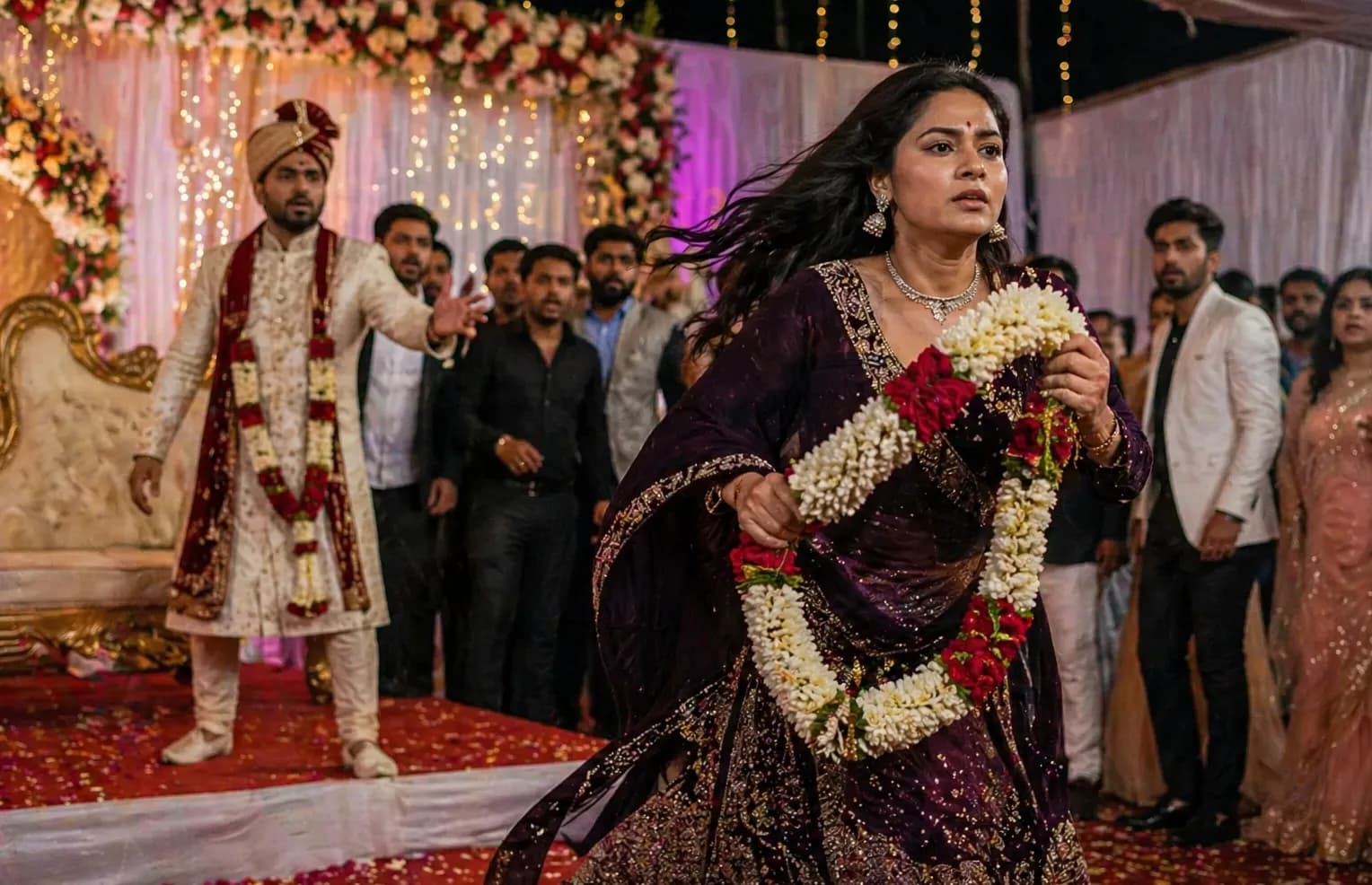  Chhindwara, bride changed her mind , garlanded her lover.