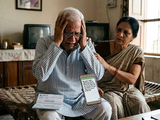 Retired railway employee , cyber scam , pension verification