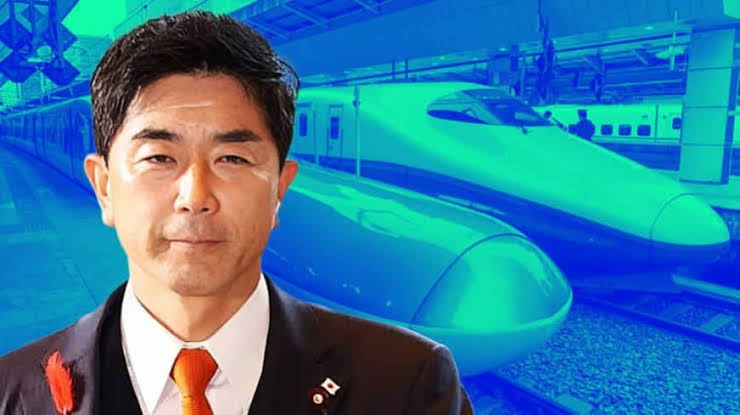 Japanese minister , bullet train project,  India 
