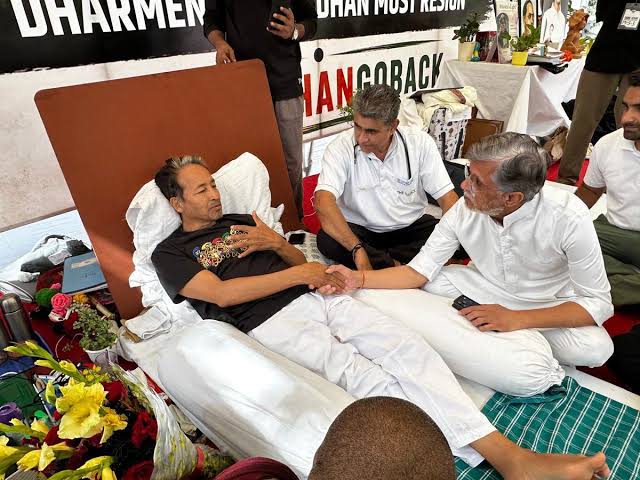 protests,Sonam Wangchuk, CJP, Parliament march denied.