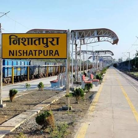 Bhopal , Nishatpura railway station; train ,July 28