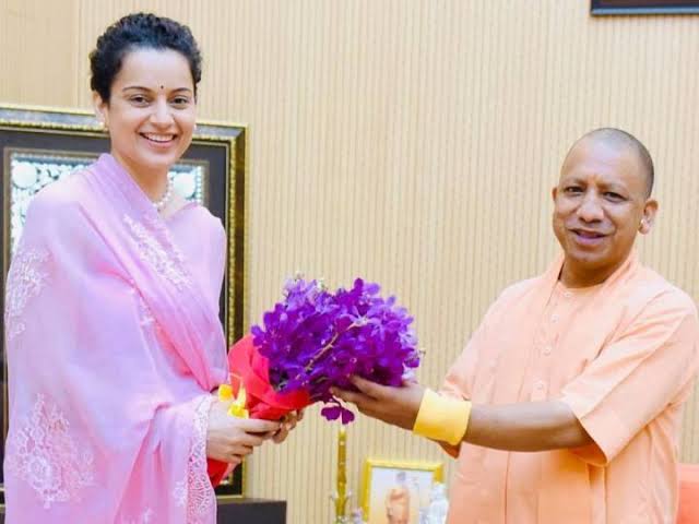 Yogi Adityanath ,Kangana Ranaut, , controversie