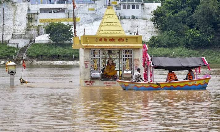 Monsoon ,again ,MP, heavy rain warning ,districts.