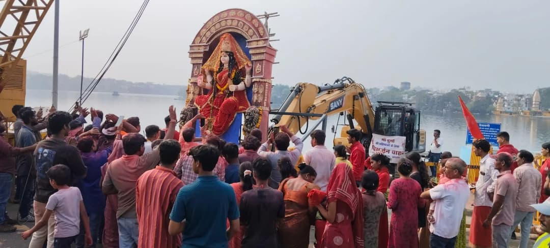    Risk of pollution in 7 water bodies in Bhopal following idol immersion